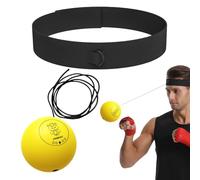 Boxing Reflex Balls Set, Boxing Ball Bands Set, Reflex Punch Ball for Beginners, Adult Exercise Equipment, Boxer Training Tool with P Band