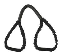 Boxing Resistance Bands 35lb, Elastic Resistance Bands for Muay Thai, Kickboxing, MMA Strength & Endurance Workouts, Home Gym Equipment (Black)