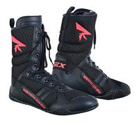 Boxing Shoes Men's Youth Boxing Boots, Lightweight High Top Kick Boxing Shoes Fighting Sports Master Training Mesh Shoes (Black, UK Footwear Size System, Adult, Men, Numeric, Medium, 12)