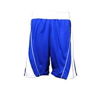 Boxing Shorts and Vest SET UNBRANDED RED WHITE BLUE WHITE Training, fights Gym wear Premium quality Sizes Small Medium Large Extra Large (S,M,L,XL) (Blue/White, Large)