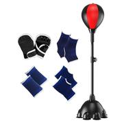 Boxing Speed Ball with Stand, Reflex Bag Boxing, Fitness Boxing Ball - Adjustable Reflex Reaction Height for Anti-Stress