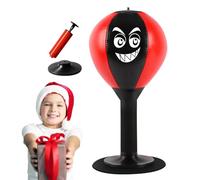 Boxing Speed Sphere Reaction Toy - Mini Vacuum Grip Stand, Table Mounted Rebound Trainer, Hand Eye Coordination Target, Emotional Release Fitness Accessory, Portable Knockback Practice Unit