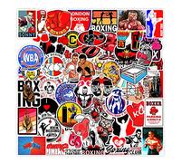 Boxing Stickers 50 pcs,Laptop Stickers Bomb Vinyl Stickers Pack for Auto Luggage Skateboard Motorcycle Decal for Teens Adults