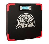 Boxing Strength Tester - Athletic Power Gauge, Combat Strike Board | High Performance Polyurethane Leather Panel Mounting Tape Charging Cable Heavy Duty Wall Mount Gym Gear Tough Foam Shield