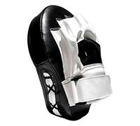Boxing Strike Curved Thai PadmmA Focus Mitts Muay Thai Pads Black White