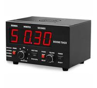 Boxing Timer - Professional Gym Interval Timer with Adjustable Buzzer Alarm for Muay Thai, MMA, Kickboxing, 30S-10min Training and 0/30/60S Rest Time