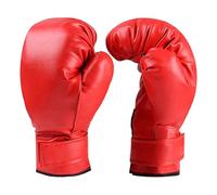 Boxing Training Gloves - PU Leather Punch Mitts with Foam Padding | Sparring Spruce for Beginners and Athletes | Breathable Mesh Palm Design, Secure Hook and Loop Closure