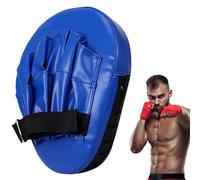 Boxing Training Pads - Premium PU Leather Hand Target, Curved Focus Mitts | Shockproof Lightweight Gloves with Ventilation Design, Punching Pads for Martial Arts Practice, Kickboxing and Sparring