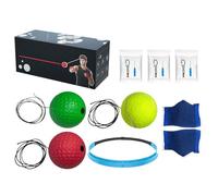 Boxing Training React Ball, Wearable Fitness Equipment with Silicone Headband, Boxing Trainer Sports Enthusiasts, Men, Women, Beginners, Teens, Ideal for Living Room, Travel, Dormitory, Gym, or Home