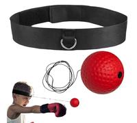 Boxing Training Reaction Ball, Boxing Reflex Ball - React Training Boxing Reflex Ball with Headband, Indoor Outdoor Fitness Training Equipment for Living Room, Bedroom