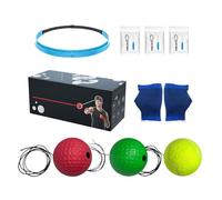 Boxing Training Reflex Ball - Speed And Response Of Punches,Boxing Training Ball With Headband,For Men Women Beginners Teens Living Room Bedroom Travel Student Room Gym