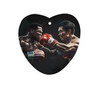 Boxing U.S. VS China 1 PCS Car Air Freshener Hanging Aromatherapy Tablets Automotive Ornament for Auto Room Bathroom Bedside Love form