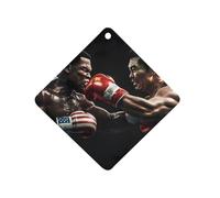 Boxing U.S. VS China 1 PCS Car Air Freshener Hanging Aromatherapy Tablets Automotive Ornament for Auto Room Bathroom Bedside Rhombus