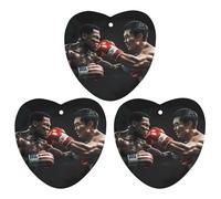 Boxing U.S. VS China 3 PCS Car Air Freshener Hanging Aromatherapy Tablets Automotive Ornament for Auto Room Bathroom Bedside Love form