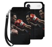 Boxing U.S. VS China Mobile Phone Front Flip Cases Compatible with iPhone 17/17 Air/17 Pro/17 Pro Max Anti-Scratch Covers