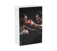 Boxing U.S. VS China Plastic Cigarette Case Waterproof Anti-Squeeze Cigarette Box with Snap Closure