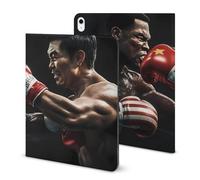 Boxing U.S. VS China Stylish Tablet Case Compatible with IPAD 2020 AIR 4 （10.9in） TPU Anti-Scratch Covers with Pen Slot