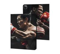 Boxing U.S. VS China Stylish Tablet Case Compatible with iPad Pro 2020/2021/2022 (12.9in) TPU Anti-Scratch Covers