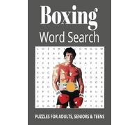 Boxing Word Search Puzzle Book: Boxing Word Search Brain Teaser to Stimulate Your Mind with Solutions Included for Adults, Teens and Older Children