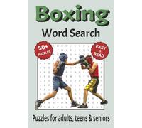 Boxing Word Search Puzzle Book: Search with Easy to Read Print about Boxing, equipment and more| 6x9 inches, 110 pages | 50+ Puzzles... Gifts for Vacations, Holidays & Free Times