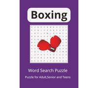 Boxing word search Puzzle book: Word Searches with Easy to Read Print About Boxing activity ,Boxing themed ,Combat sport | 5x9 Inches,110 pages ... … Gift for Vacations, Holidays and Free Times