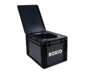 BOXIO Portable Toilet - Convenient Camping Toilet! Compact, Safe, and Personal Composting loo with Convenient Disposal for Camping, RVing, Boating, Road Trips and Other Recreational Activities