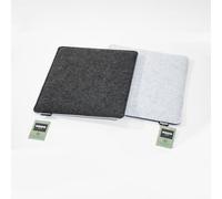 BOXIO - Sit: Pack of 2 - Seat Cushion Felt 40 x 30 cm Toilet Wash Accessories - Camping Accessories - Eurobox Wash Accessories - Felt Cushion Chair Cushion & Chair Pad - Separating Toilet Camping