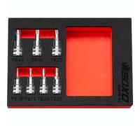 BOXO 1/4" Torx Extractor Bit Socket Set In EVA Foam