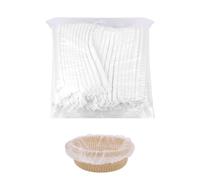 BOXOB 100pcs Bread Proofing Basket Cloth Liner, Disposable Non-Stick Dough Proofing Cover for Sourdough Bread Baking Supplies Accessories