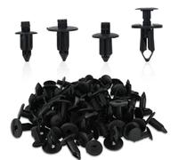 BOXOB 120pcs Plastic Fender Clips Body Rivets, 4 Styles Push Rivet Pins Compatible with UTV ATV Motorcycle Sports Bicycle M7 and More Fender Clips for Polaris Yamaha Suzuki Kawasaki