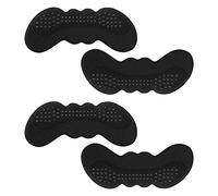 BOXOB 2 Pairs/4pcs Heel Grips Liners for Ladies Shoes Too Big Soft Heel Cushions Pads Inserts Self-Adhesive Anti-Slip Heel Pads for High Heels Loose Sneakers (Black)