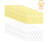 BOXOB 240pcs Adhesive Tapes for Sonny Angel, Double Sided Clear Adhesive Pads Mini Figure Doll Detachable Traceless Glue Sticky Putty Replacement for Sonny Baby