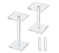 BOXOB 2pcs 3D Flying Miniatures Combat Riser, Adjustable Flight Model Elevator Height Multi-Layered Elevated Platform Stands for Tabletop RPG Board Games Accessories Supplies