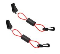 BOXOB 2pcs Boat Whistle with Lanyard, Loud Safety Emergency Whistle Floating Boat Whistles for Marine Kayaking Life Jacket Camping Hiking Hunting Fishing Skiing Rescue Survival Signaling Accessories