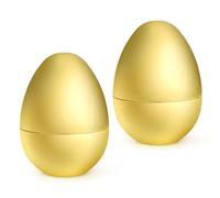 BOXOB 2pcs Extra Large Plastic Easter Eggs Empty, 9.65x7.28 Inch Jumbo Easter Egg Fillable Easter Eggs Hunting Easter Eggs Party Favor Fillers for Easter Party Commercial Activities Game Supply