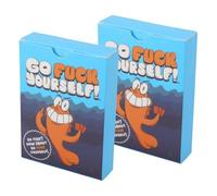 BOXOB 2pcs Go F Yourself Card Games, Funny Card Games for Adults Fun Gag Gift Classic Interactive Go Fish Cards Game for Family Gatherings Party Drinking