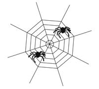 BOXOB 3 Pcs Spider Web Halloween Decoration, Giant Black Spider Web Decoration with 2 Big Realistic Hairy Spiders with Bendable Legs for Indoor Outdoor Yard Haunted House Halloween Party Decor
