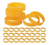 BOXOB 30pcs Ski Brake Retainers, 1.5 Inch Diameter Rubber Brake Retainer Bands for Snowboard Outdoor Winter Sports Accessories