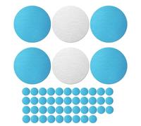 BOXOB 48pcs Under Cabinet Lights Magnetic Sticky, Metal Replacement Strips Pads with Self Adhesive Backing Practical Stickers Kitchen Accessories for Magnet LED & Counter Lights