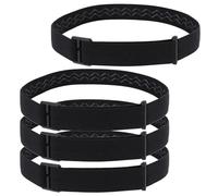 BOXOB 4pcs Elastic Headlamp Strap, Headlamp Strap Replacement Headband Head Lamp Comfort Belt Headlamp Strap Holder Headlamp Accessories Compatible with Black Diamond, Petzl, Energizer, Princeton Tec