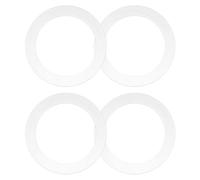 BOXOB 4pcs FLG-Seal Sink Seal, Sink Drain Gasket Sealing Ring Replacement Putty-Free Rubber Seals for InSinkErator Kitchen Sinks Garbage Disposal Drain Accessory