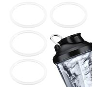 BOXOB 4PCS Gasket Replacement for VOLTRX Electric Protein Shaker Bottle 24oz, Silicone Sealing Ring Gaskets Seal Parts Leak-Proof,Replacement Seal Part for Spout Lid BPA-Free