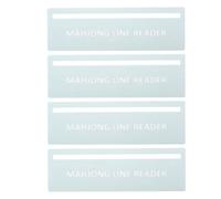 BOXOB 4pcs Mahjong Rules Reader, 6.1x1.97in Bright Mahjong Rules Helper Card Line Guide Finder for Beginners Mom Women Players (Light Green)