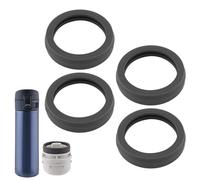 BOXOB 4pcs Stopper Gasket Replacement for Zojirushi Stainless Steel Mug 16oz 12oz, Silicone Ring Seal Parts Leak-Proof O-Ring Parts Compatible with SM-K Series Accessories BPA Free