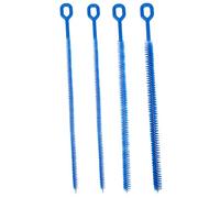 BOXOB 4pcs Straw Cleaner Brushes for Stanley, 12.4in Plastic Extra Long Full Bristles Coverage Reusable Cleaning Accessories for Bottles Glass Pipe Sippy Cup(0.31in+0.39in+0.47in)