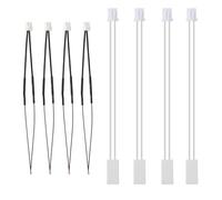 BOXOB 4pcs Thermistor & 4pcs Cartridge Heater for Bambu Lab X1/X1C, 300°C High Temperature Thermistor Hotend Replacement Parts Practical 3D Printer Accessories