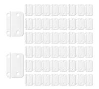 BOXOB 50 Pairs Alarm Sensor Adhesive Strips, Durable Pre-Cut Double Sided Adhesive Replacement Tape for Ring Alarm Contact Sensors and Magnets (2nd Generation)