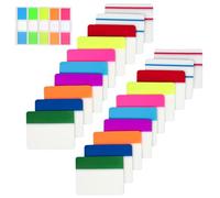 BOXOB 500pcs Sticky Index Tabs, Writable Repositionable Colored Page Markers Self-Adhesive Sticky Note Tabs Reading Divider Stickers for Books Notebooks Binders Folders
