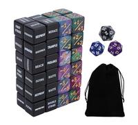 BOXOB 51pcs Keywords MTG Dice Counters, Life Counter Dice 1/+1 Counter Commander Buff Marker for MTG TCG Card Games Accessories