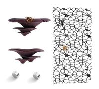 BOXOB 5pcs Jumping Spider Enclosure Accessories Mushroom, Spider Mushroom Jumping Web Set with Magnet for Spiders, Mantises, Wolf Spiders and Other Pets